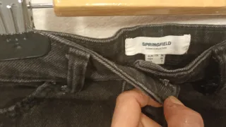 Minifalda Springfield gris oscuro