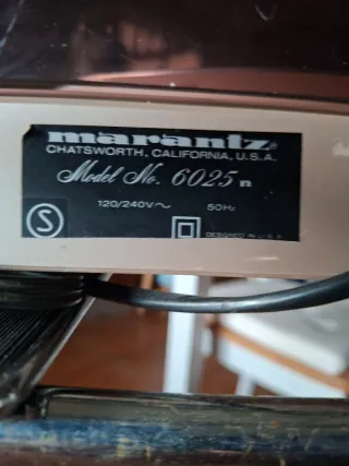 Giradischi Marantz 6025 Beige