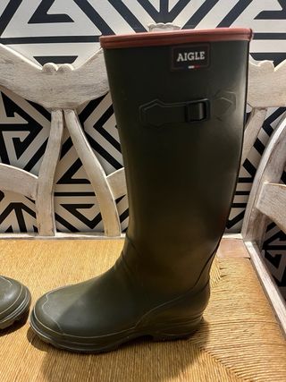 Botas de agua Aigle verdes