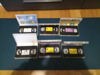 Lote 6 Películas VHS Disney y más