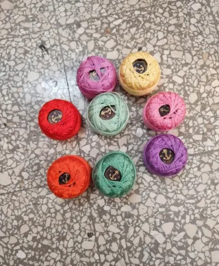 Gomitoli lana e matassine cotone