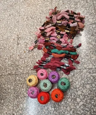 Gomitoli lana e matassine cotone