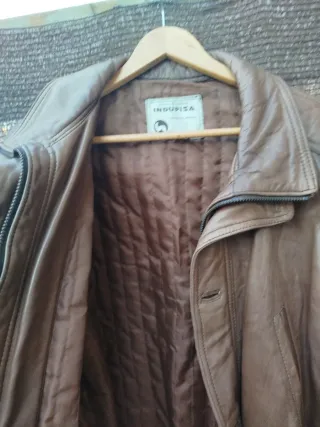 Abrigo de piel INDUPISA marrón