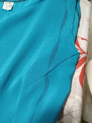 Vestito lungo seta fiamme