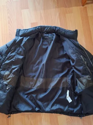 Cazadora Zara Hombre Talla M Negra