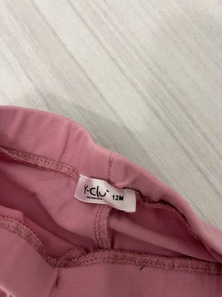 Leggings Y Clù rosa con fiocco