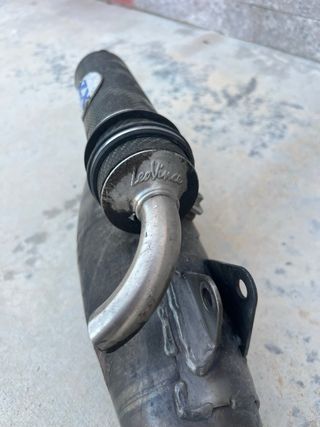 Escape 50cc Leovince ZX Scooter Negro/Plata