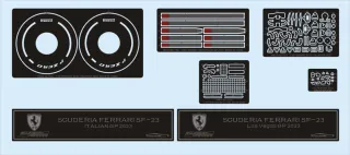 Maqueta Alpha Model Ferrari SF23, escala 1/20