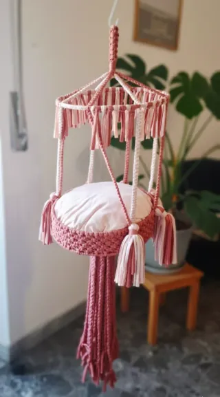 Amaca Macramè Gatto Artigianale