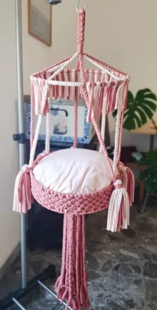 Amaca Macramè Gatto Artigianale