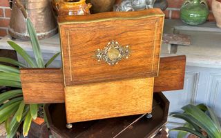 ANTIGUA CAJA LICORERA FRANCESA BOULLÉ NAPOLEÓN III