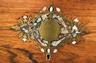 ANTIGUA CAJA LICORERA FRANCESA BOULLÉ NAPOLEÓN III