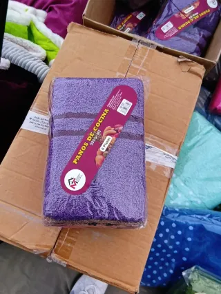 Paños de Cocina Morados (6 Piezas)