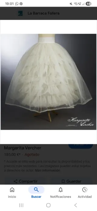 Cancán de fallera Margarita Vercher