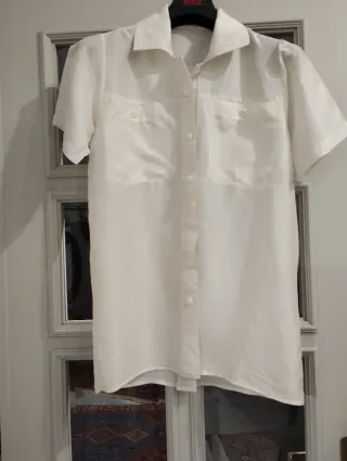 Camicetta Seta Sartoriale Bianca