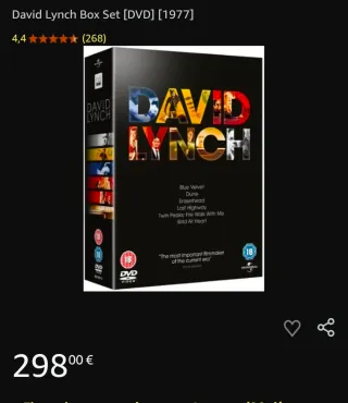 Colección David Lynch DVD