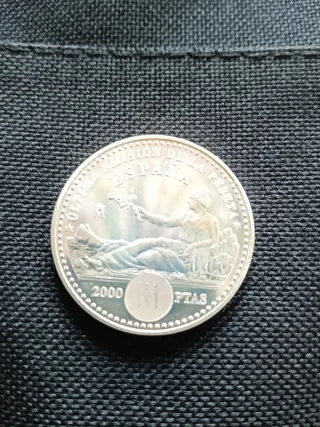 Moneda 2000 Pesetas Plata 2001