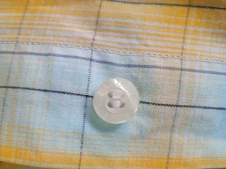 Camisa de cuadros Lacoste verde agua y amarilla