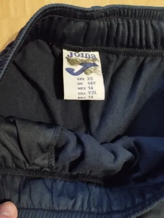 Pantalón chándal Joma Azul Talla XS