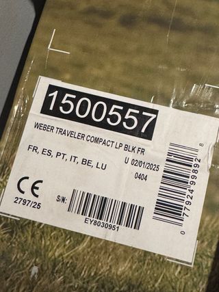 Parrilla Weber Traveler Compacta