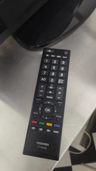 Televisión Toshiba Negra