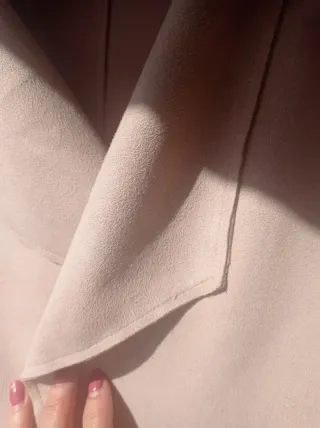 Chaqueta capa beige talla única