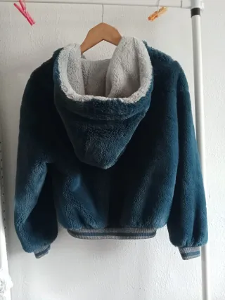 Cazadora peluche suave mujer talla S