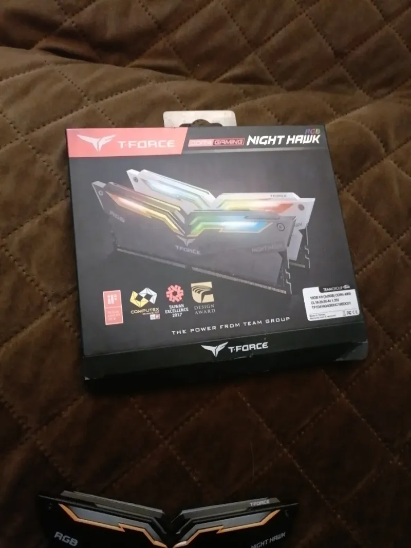 Memoria RAM T-Force DDR4 4000 16GB Night Hawk