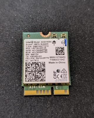Intel Ax201ngw Wifi 6 - Placa De Rede