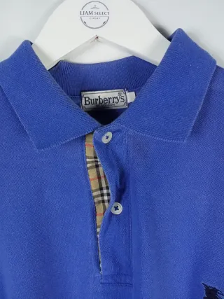 Polo Burberry Azul Talla XL