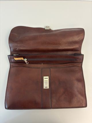 Borsa 24 ore Barantani vera pelle artigianale