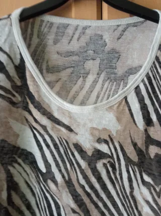 Jersey estampado cebra primavera