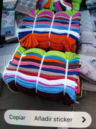 Toallas de lavabo multicolor