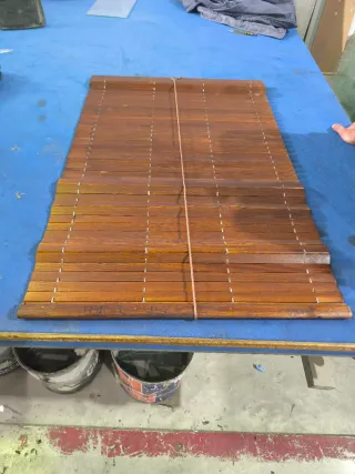 Persiana Alicantina Madera Nogal