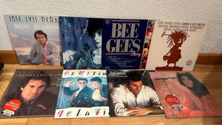 Lote Vinilos Antiguos: ABBA, Julio Iglesias...