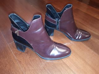 Botines Zara Marrón y Negro