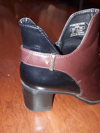 Botines Zara Marrón y Negro