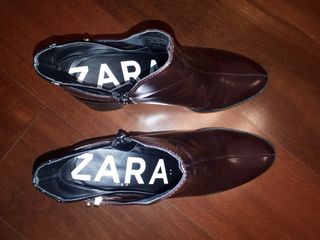 Botines Zara Marrón y Negro
