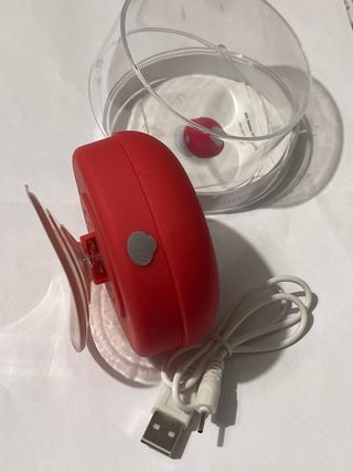 Altavoz Bluetooth Ventosa Baño Rojo