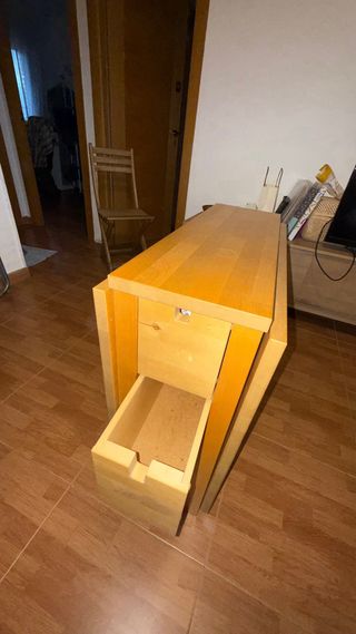Mesa Plegable Ikea Norden Madera