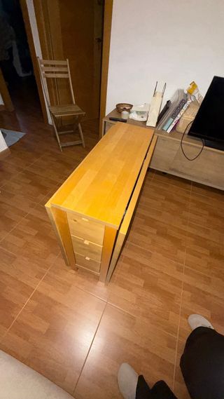 Mesa Plegable Ikea Norden Madera