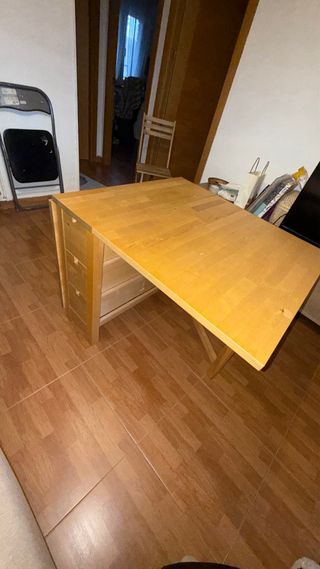Mesa Plegable Ikea Norden Madera