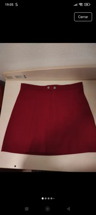 Falda Breskas Burdeos