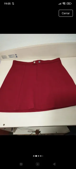 Falda Breskas Burdeos