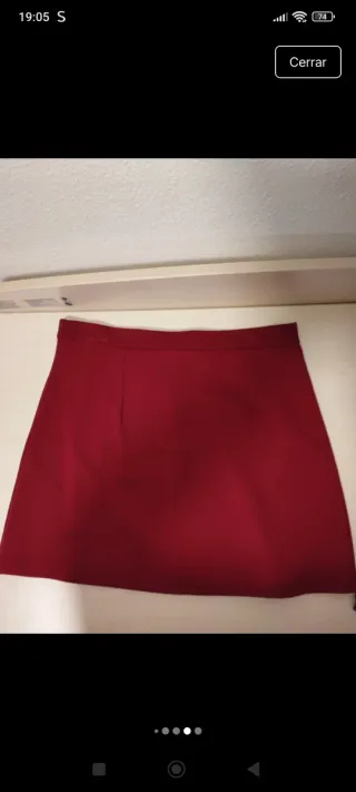 Falda Breskas Burdeos