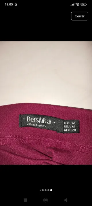 Falda Breskas Burdeos