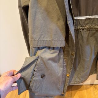 Zara Trench Mujer Talla L Verde caqui