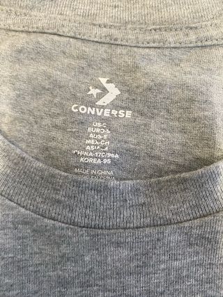 Camiseta Converse Gris Talla S
