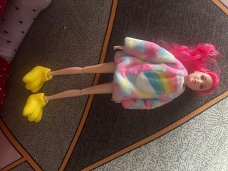 Barbie Pingüino Peluche Arcoíris