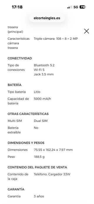 Xiaomi Redmi Note 13 6GB 128GB Nero